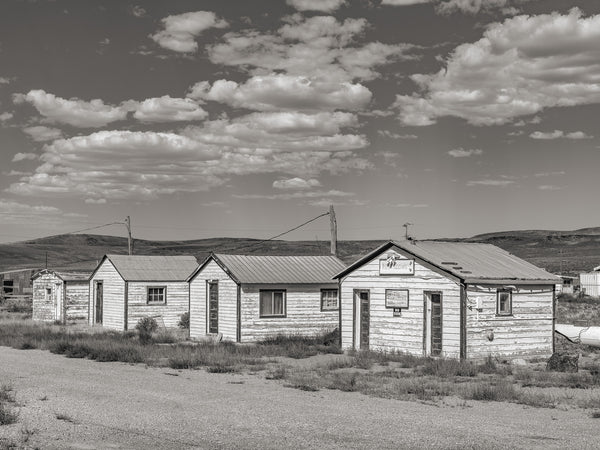 Deserted Currie Nevada Cabins Frozen in History | Photo Art Print fine art photographic print