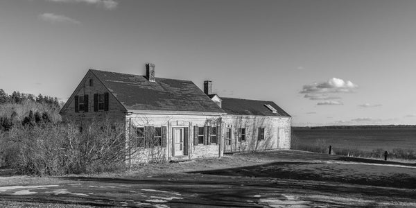 Forgotten Coastal Home in Maine USA Visual Tale | Photo Art Print fine art photographic print