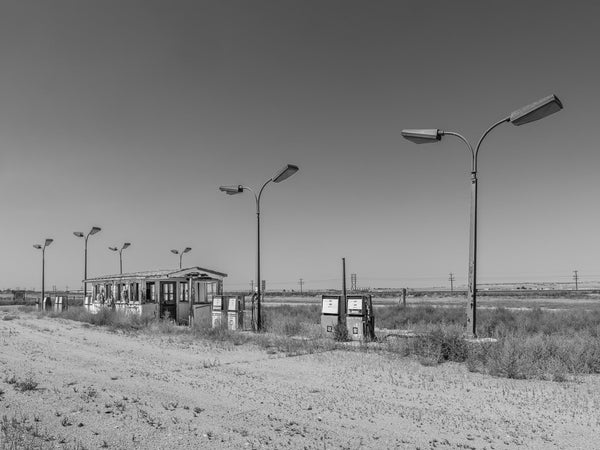 Abandoned Gas Station on Nebraska Border Remnant | Photo Art Print fine art photographic print