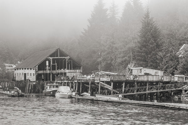 Abandoned resort in British Columbia Inter Passage | Photo Art Print fine art photographic print