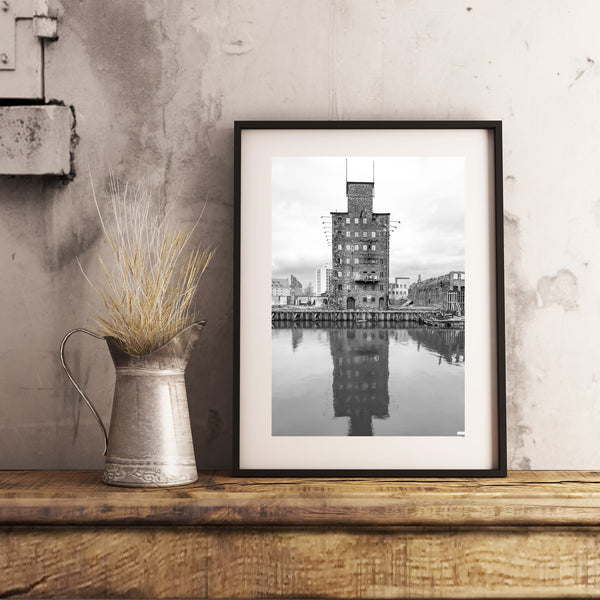 Abandoned Riverfront Building Gdansk Poland Urban Decay | Photo Art Print fine art photographic print