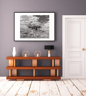 Deserted Nevada Shack Stands Silent in Ghost Town Currie | Photo Art Print fine art photographic print