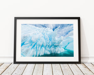 Abstract Beauty of Antarctica's Icebergs Unveiled in Sculpture | Photo Art Print fine art photographic print