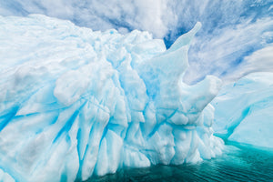 Abstract Beauty of Antarctica's Icebergs Unveiled in Sculpture | Photo Art Print fine art photographic print