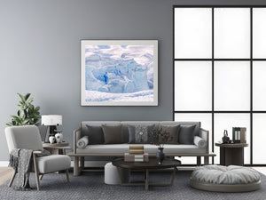 Intricate Abstract Patterns Emerge from Antarctica's Snow and Ice | Photo Art Print fine art photographic print