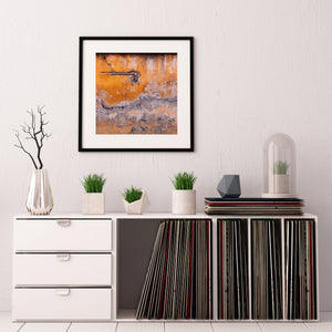 Exposed Pipe on Ancient European Wall | Photo Art Print fine art photographic print