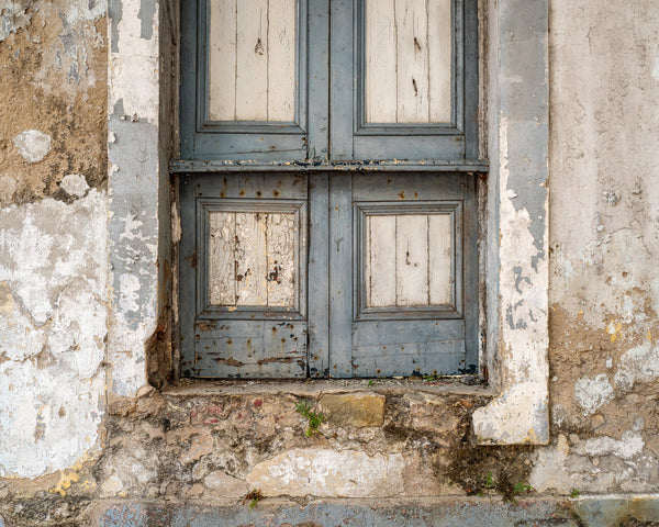 Ancient decayed door and wall in Panama | Photo Art Print fine art photographic print