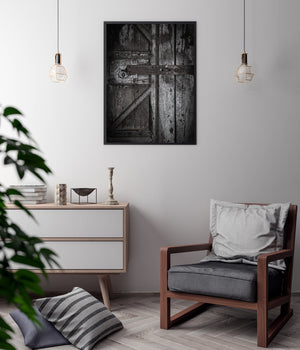 Vintage Charm and Intricate Details of Ancient Door and Lock | Photo Art Print fine art photographic print