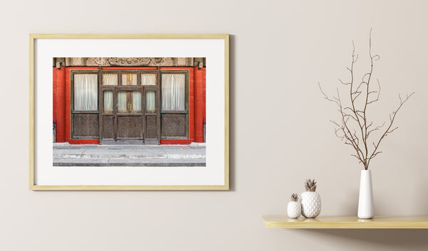 Ancient Doors to a Forbidden World in Beijing's Temple | Photo Art Print fine art photographic print