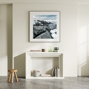 Frigide Antarctica ruige bevroren kustlijn | Foto Kunstprint Fine Art fotografische afdruk