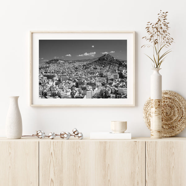 Athens Greece cityscape on a sunny day | Photo Art Print fine art photographic print