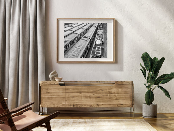 Australian rail yard transportation | Photo Art Print fine art photographic print