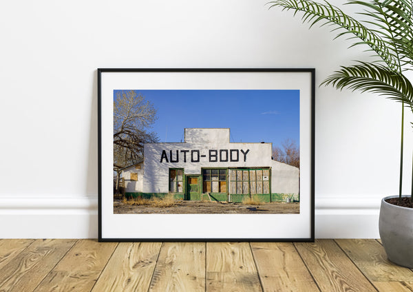 Auto Body Shop found in Keeler | Photo Art Print fine art photographic print