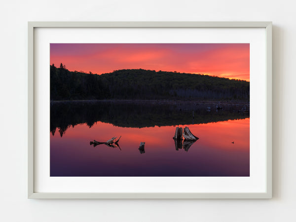 Beautiful Sunrise in Haliburton Canada | Photo Art Print fine art photographic print
