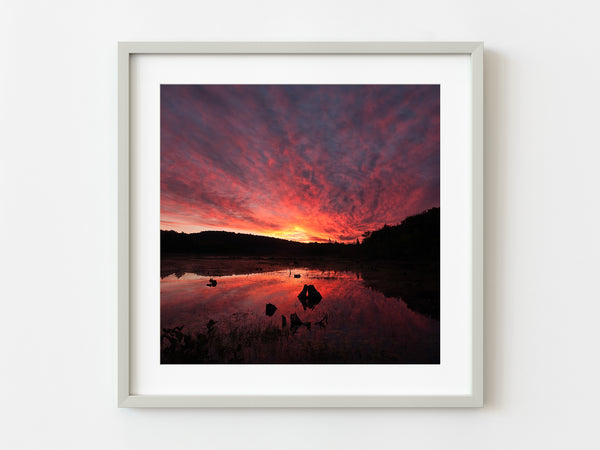 Beautiful Sunrise in Haliburton Highlands Canada | Photo Art Print fine art photographic print