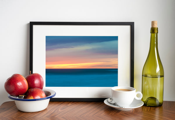 Beautiful sunset on the beach | Photo Art Print fine art photographic print