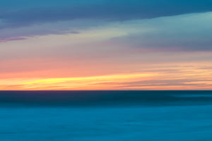 Beautiful sunset on the beach | Photo Art Print fine art photographic print