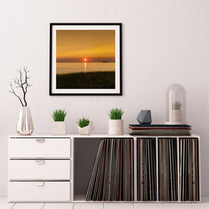 Beautiful sunset over Lake Superior Canada | Photo Art Print fine art photographic print