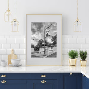 Bob and Peggy Kraft original Route 66 diner | Photo Art Print fine art photographic print