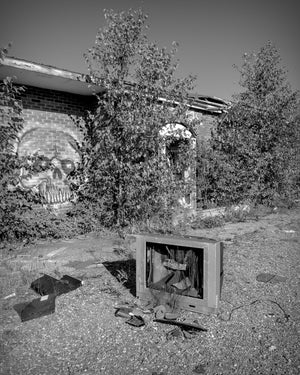 Verlassenes Motel Graffiti Ländliches Ontario Vergessenes Relikt | Foto Kunstdruck Fine Art Fotodruck