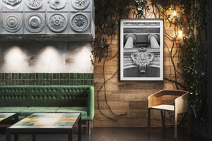 Buenos Aires classical columns architecture detail | Photo Art Print fine art photographic print