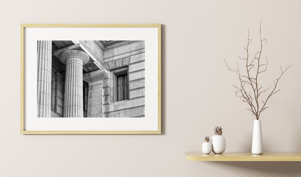 Buenos Aires classical window and columns architecture | Photo Art Print fine art photographic print