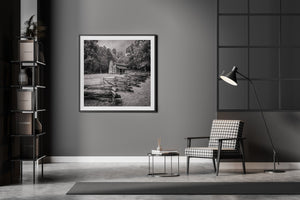 Cabin in hills of Smokey Mountains | Photo Art Print fine art photographic print