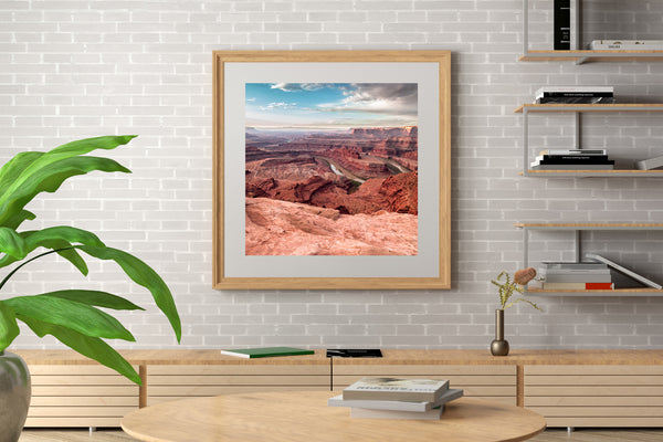 Canyon with clouds | Photo Art Print fine art photographic print