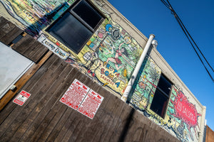 Cartoon mural on building Dallas Texas | Photo Art Print fine art photographic print