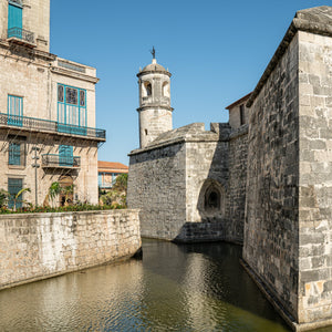 Castillo de la Real Fuerza castle fort moat in Havana Cuba | Photo Art Print fine art photographic print