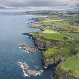 Giants Causeway Luchtkustlijn | Foto Kunstprint Fine Art fotografische afdruk