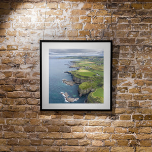 Giants Causeway Luchtkustlijn | Foto Kunstprint Fine Art fotografische afdruk