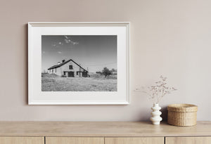 Century old stone barn in Nebraska | Photo Art Print fine art photographic print