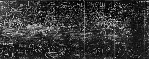 Chalkboard Fence Sydney Australia | Photo Art Print fine art photographic print
