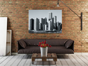 Chicago skyline on sunny day | Photo Art Print fine art photographic print