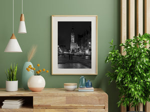 Citycentre at night Gdansk Poland | Photo Art Print fine art photographic print