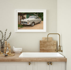 Classic car in poor condition Cuba | Photo Art Print fine art photographic print