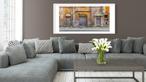 Closed up shops in Rome Italy | Photo Art Print fine art photographic print