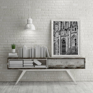 Closeup architectural detail of La Sagrada Familia Spain | Photo Art Print fine art photographic print