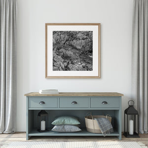 Closeup of rugged mountains in Ushuaia Argentina | Photo Art Print fine art photographic print