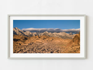 Clouds over Eastern Sierra Mountains | Photo Art Print fine art photographic print