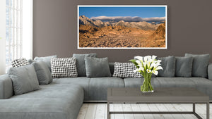 Clouds over Eastern Sierra Mountains | Photo Art Print fine art photographic print