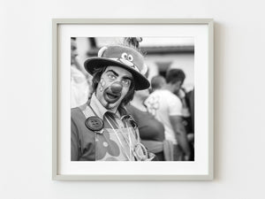 Clown Portrait at Tuscan Wine Festival | Photo Art Print fine art photographic print