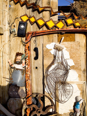 Collection of old creepy antiques and toys | Photo Art Print fine art photographic print