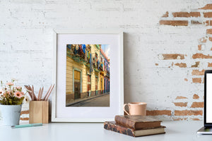 Colorful street late day sun Havana Cuba | Photo Art Print fine art photographic print