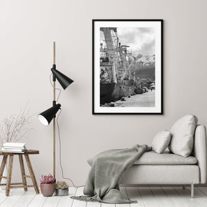Commercial ship in Ushuaia Argentina | Photo Art Print fine art photographic print