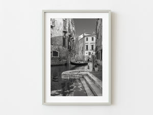 Couple enjoying Gondola romantic ride | Photo Art Print fine art photographic print