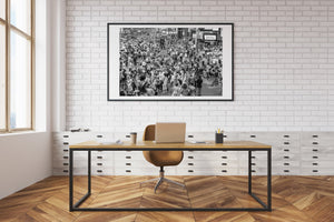 Crowds of people New York Time Square | Photo Art Print fine art photographic print