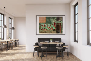 Cuba graffiti on an old house wall | Photo Art Print fine art photographic print