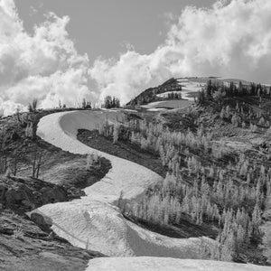 Rocky Mountain-Schneegrenze | Foto Kunstdruck Fine Art Fotodruck